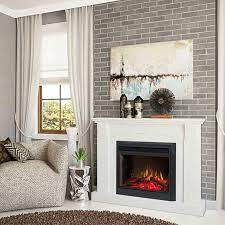 Electric Fireplaces With Mantel 2024