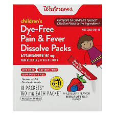 pain fever dissolve packs