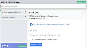 temp mail for facebook insram and