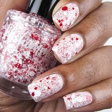 kbshimmer candy cane crush glitter nail