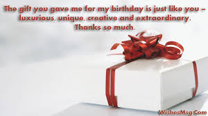 Thank You Messages For Gift Words Of Appreciation Wishesmsg