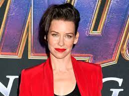 evangeline lilly debuts shaved head