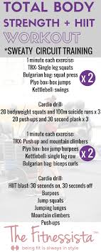 total body strength and hiit workout