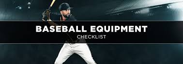 baseball equipment list essential