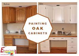 how to paint oak cabinets filling grain