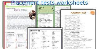 If you'd rather administer paper tests, you'll find the printable options here. Placement Tests Worksheets