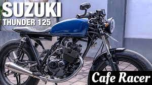 suzuki thunder 125 custom cafe racer