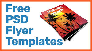 free psd flyer templates