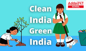 clean india green india essay sch