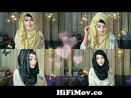 eid special hijab tutorial for saree