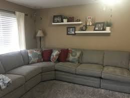 how to decorate wall over sectional