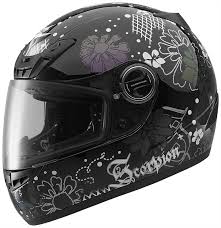 Scorpion Exo 400 Spring Full Face Helmet Chameleon Black