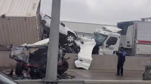 According to a police report, the driver lost control of the vehicle and it crashed into a concrete pillar. 100 Car Pileup On Ft Worth Highway Leaves At Least 6 Dead During Ice Storm The Washington Post