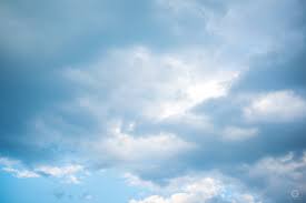 blue cloudy sky background high