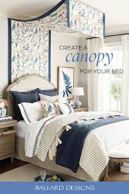 how to create a canopy bed with fabric