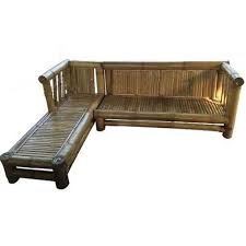 brown bamboo sofa set at rs 10000 set