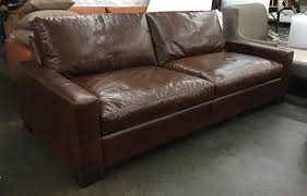 braxton leather sleeper sofa with