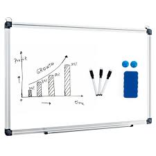 Wall Mounted Dry Erase Board With 3 Dry