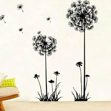 dandelion flower home decor removable