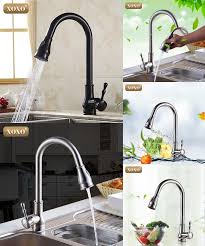 Browse full collections of kitchen faucets, strainers, soap dispensers and accessories from delta faucet to create your favorite look. Visit To Buy Xoxo New 360 Rotating Kitchen Faucet Mixer Tap Black Brushed Nickel Chrome Single Hand Cheap Kitchen Faucets Brass Kitchen Faucet Kitchen Taps
