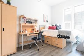 cozy and stylish college dorm room