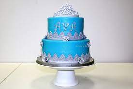 Blue Princess Cake Cake Decorating Community Cakes We Bake gambar png