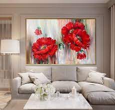 Buy Red Poppies Painting Handpainted