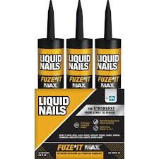 liquid nails fuze it max 9 oz tan