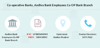 Co Operative Banks Andhra Bank Employees Co Op Bank Ifsc