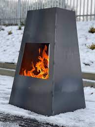 Chiminea Large Metal Log Burner Fire