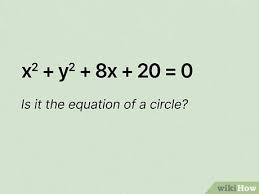 How To Write Equations For Circles