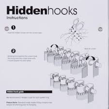 hidden hooks clear clear 8pk