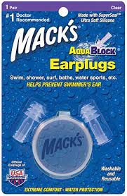 Plug in the ear buds, and you'll be rocking out, lap, after lap, after lap. Amazon Com Mack S Aquablock Swimming Earplugs Comfortable Waterproof Reusable Silicone Ear Plugs For Swimming Snorkeling Showering Surfing And Bathing Sports Outdoors