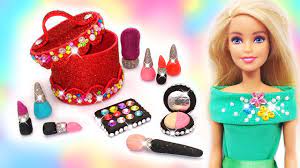 diy miniatures makeup for barbie doll