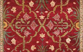 a rare mughal pashmina carpet from the