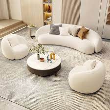 Modern Soft Round Modern Sofa Chair