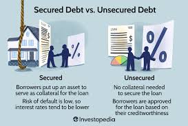 secured debt vs unsecured debt what s