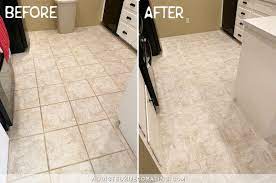 the magic of making old grout look new