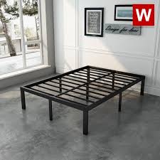 Full Modern Steel Platform Bed Frame