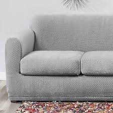 3 Seat Sofa Slipcover Gray Sure Fit