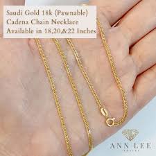 cod legit real saudi gold 18k cadena