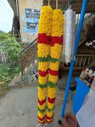 temple flower garland at rs 1800 piece