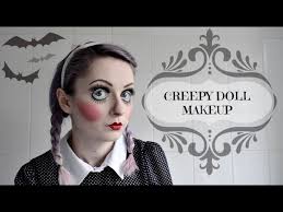 halloween creepy doll makeup tutorial