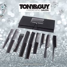 tony guy 9pc pro salon hair combs set