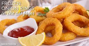 crispy air fried frozen onion rings