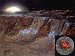 earth mercury earth as a molten and