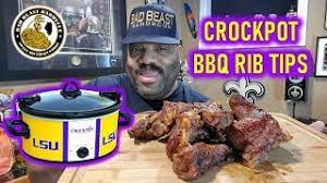 how to make bbq rib tips in a crock pot