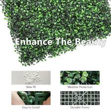 Artificial Boxwood Hedge Wall Panels