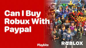 can i robux with paypal here s