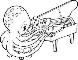Arts & music, music, other (music) grades: Piano Coloring Pages Coloring Home